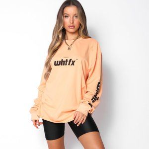 White Fox Long Sleeve Tee